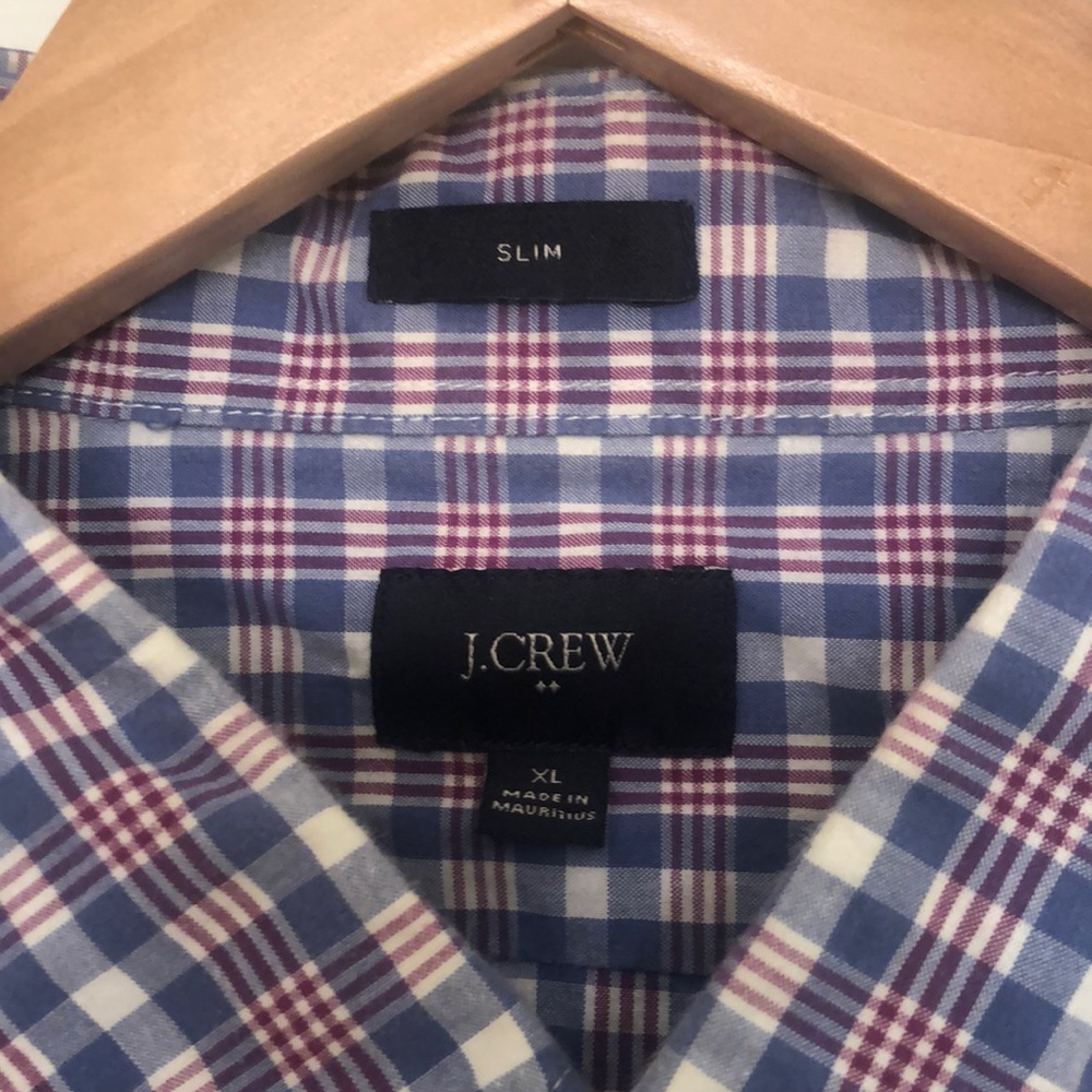 J Crew Men’s Plaid Shirt